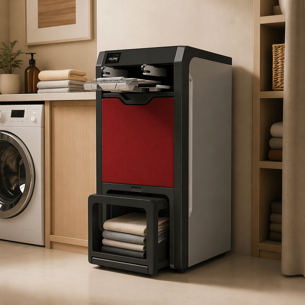 OriyaTech™ – Máquina Inteligente Automática de Dobrar e Passar Roupa